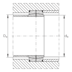 關(guān)節(jié)軸承 GE420-DO, 根據(jù) DIN ISO 12 240-1 標(biāo)準(zhǔn)，需維護(hù)
